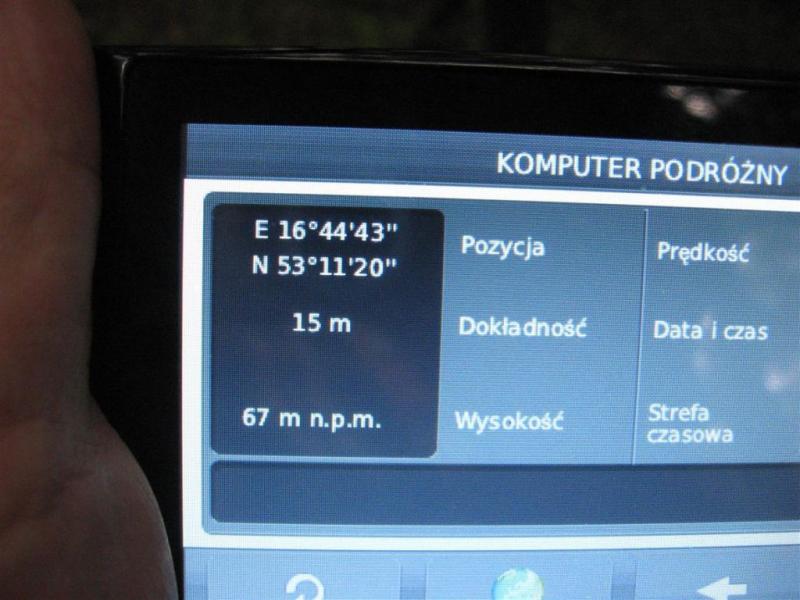 odczyt z GPS-u